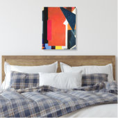 Painterly Architectonics, 1916-17 Canvas Afdruk (Insitu (Slaapkamer))