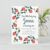 Painterly Lady Bug Birthday (Staand voorkant)