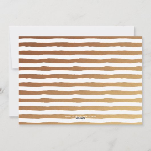 Painterly Love | Valentijnsdag-fotokaart | Goud Feestdagenkaart (Achterkant)