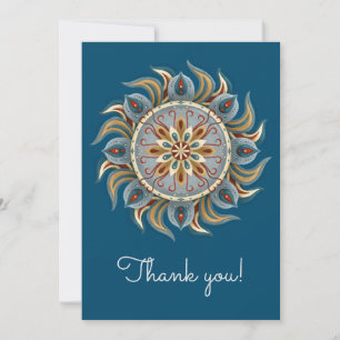 Painterly Mandala Bedankkaart