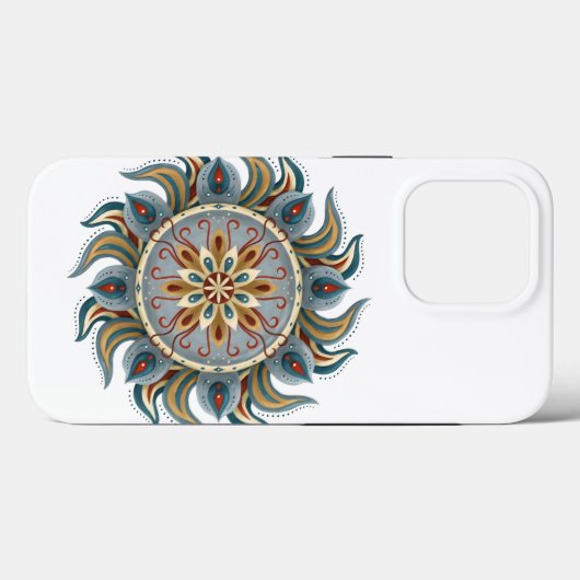 Painterly Mandala Case-Mate iPhone Case (Achterkant (horizontaal))
