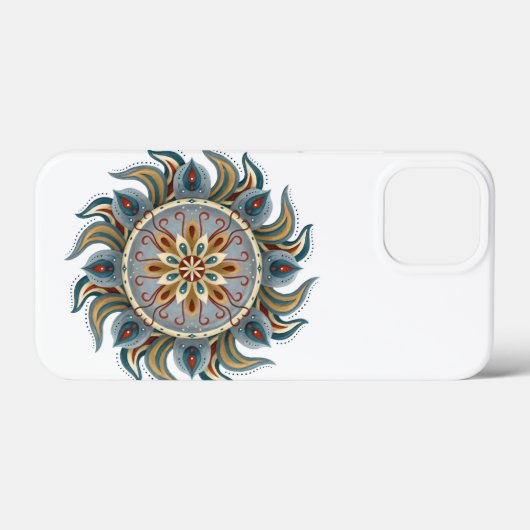 Painterly Mandala Case-Mate iPhone Case (Achterkant (horizontaal))