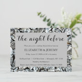 Painterly Styling Rehearsal Dinner Kaart (Staand voorkant)