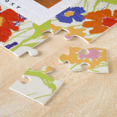 Painterly Wilde Lijst Moederdag Legpuzzel (Zijkant)