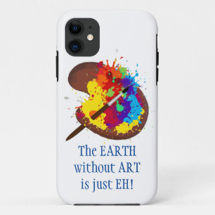 Painters Art Quote Colorful Palette Artist Paint iPhone 11 Hoesje