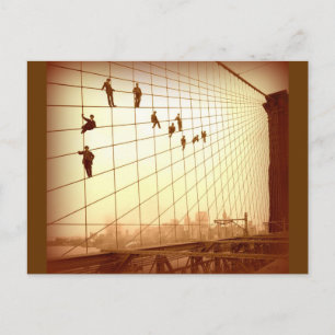 Painters Brooklyn Bridge Briefkaart