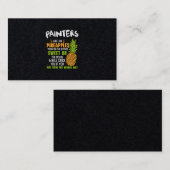 Painters zijn als ananassen. visitekaartje (Voorkant / Achterkant)