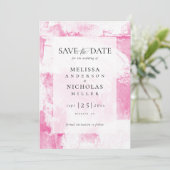 Painting texture save the date (Staand voorkant)