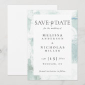 Painting texture save the date (Voorkant / Achterkant)