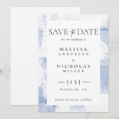 Painting texture save the date (Voorkant / Achterkant)