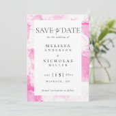 Painting texture save the date (Staand voorkant)