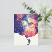 Painting the universe briefkaart (Staand voorkant)