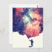 Painting the universe briefkaart (Voorkant / Achterkant)