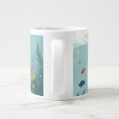 Painting Turtle Extra Grote Beker (Achterkant)