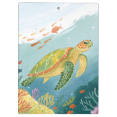 Painting Turtle Klembord (Achterkant)