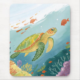 Painting Turtle Muismat