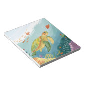 Painting Turtle Notitieblok (Schuin)