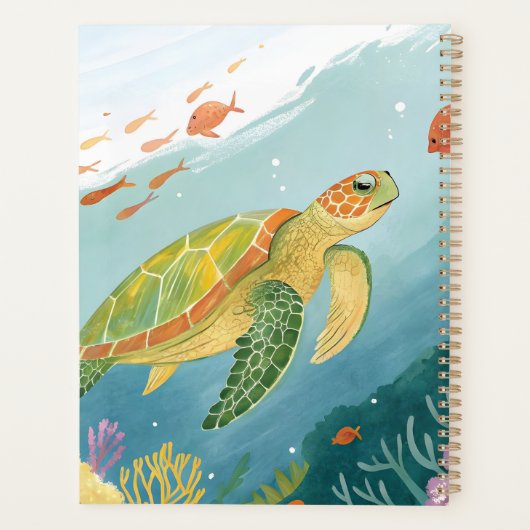 Painting Turtle Planner (Achterkant)