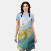 Painting Turtle Schort (Gedragen)