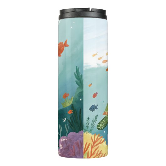 Painting Turtle Thermosbeker (Achterkant)