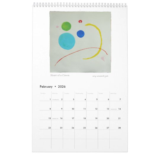 PAINTPAINTDRAW 2026 Calendrier (Feb 2026)