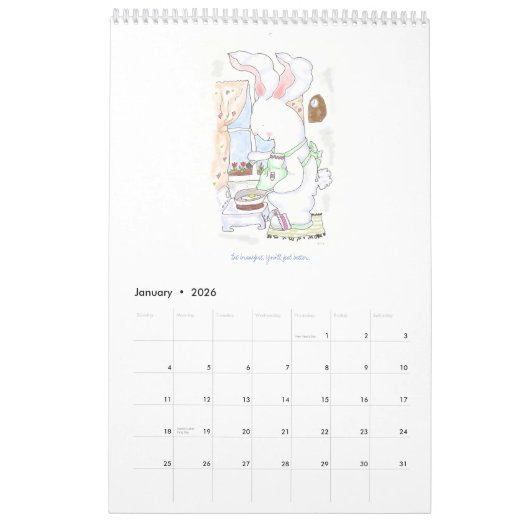 PAINTPAINTDRAW Kalender 2026 (Jan 2026)