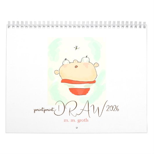 paintpaintDraw Kalender 2026 (Hoes)