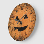 Painty Pumpkin Face Grote Klok (Hoek)