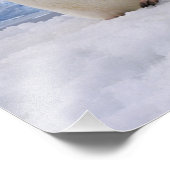 Pair Adelie penguins Antarctica Foto Afdruk (Hoek)