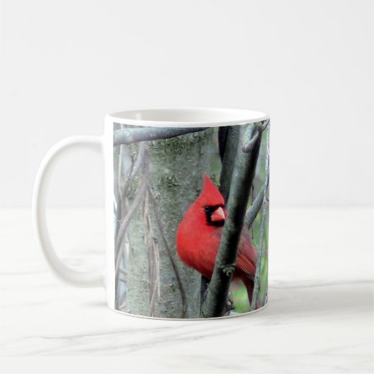 Paire cardinale du Nord (printemps) Mug (Gauche)