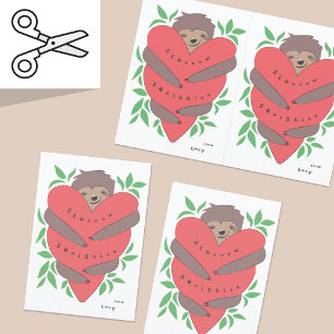 Paire de cartes de la Saint-Valentin pour machines