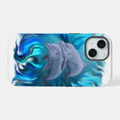Paire de dauphins (Verso Horizontal)
