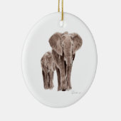 paire de décorations d'arbre éléphants (Droite)