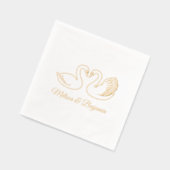 Paire de Swans Mariage Anniversaire V2 (Gauche)