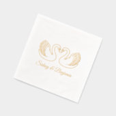 Paire de Swans Mariage Anniversaire V3 (Gauche)