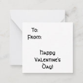 Paire de Swans Valentine's Day Note Cartes (Dos)