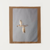 Paire de tapisserie de cygnes blancs (Devant)