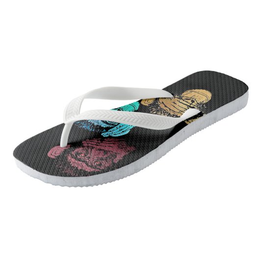 Paire de tongs - singe (Incliné)