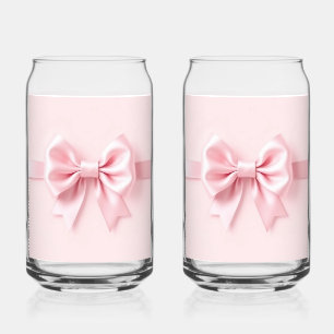 Paire de verre avec ruban rose