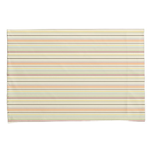 Paire HAMbyWG de taies d'oreiller, multibande stan (devant-Droit)