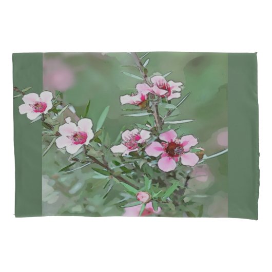 Paire personnalisée de taies d'oreiller, taille st (devant-gauche)