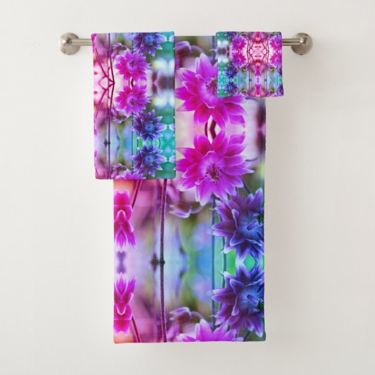 Paire Rouge Et Blanc Fleur Art Abstrait (En situation)