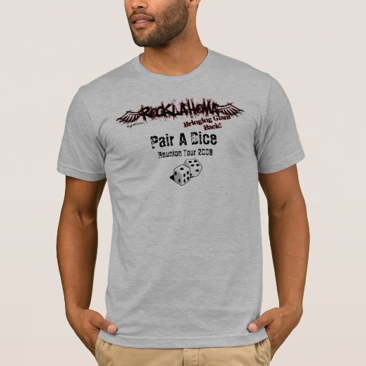 Paires 2008 grises de Rocklahoma un T-shirt de (Devant)