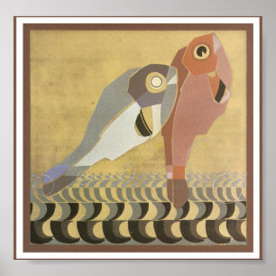 Paires d'art déco de poissons