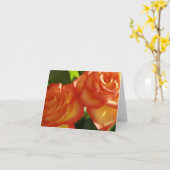 Paires de carte de note Rouge-Jaune de roses (Fleur jaune)