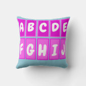 Paires de coussin couleur TEN pour décor pour enfa (Verso)