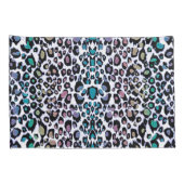 Paires de taie d'oreiller d'empreinte de léopard (Dos-Droit)