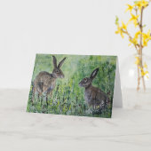 Paires vides de carte de voeux de lieu de (Fleur jaune)