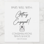 Pairs bien avec : Obtenir un Étiquette de vin enga (Étiquettes simples)