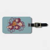 Paisely Flower Scooby-Doo en the Gang Bagagelabel (Voorkant horizontaal)